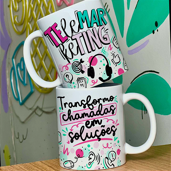 Caneca Personalizada Telemarketing