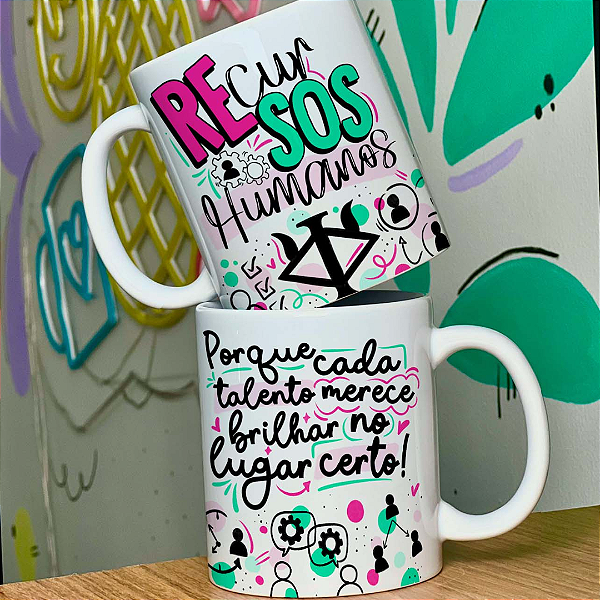 Caneca Personalizada recursos humanos