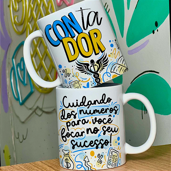 Caneca Personalizada Contador
