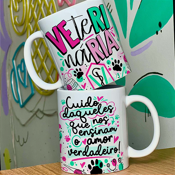 Caneca Personalizada Veterinária