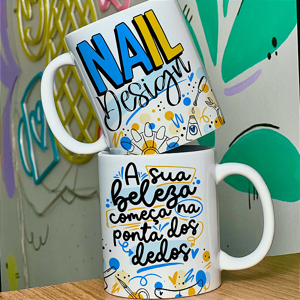 Caneca Personalizada Nail design 02