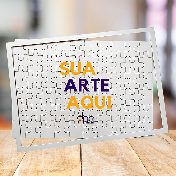 Quebra Cabeça 60 peças Personalizada "Sua Arte Aqui"