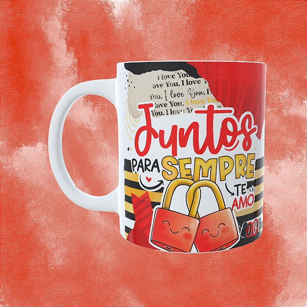 Caneca Personalizada -Juntos para sempre