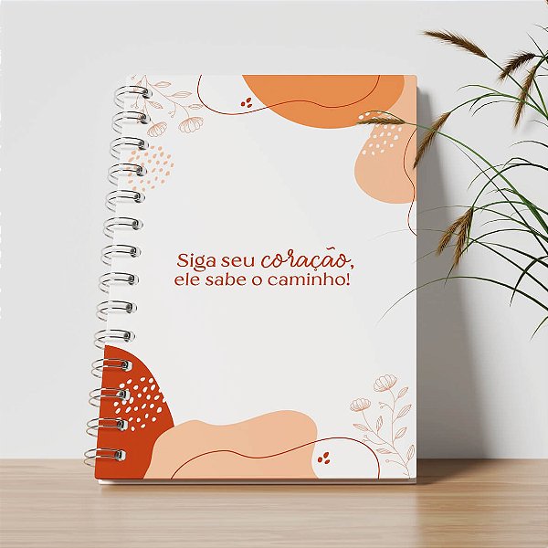 Agenda Personalizada - siga seu coração, ele sabe o caminho
