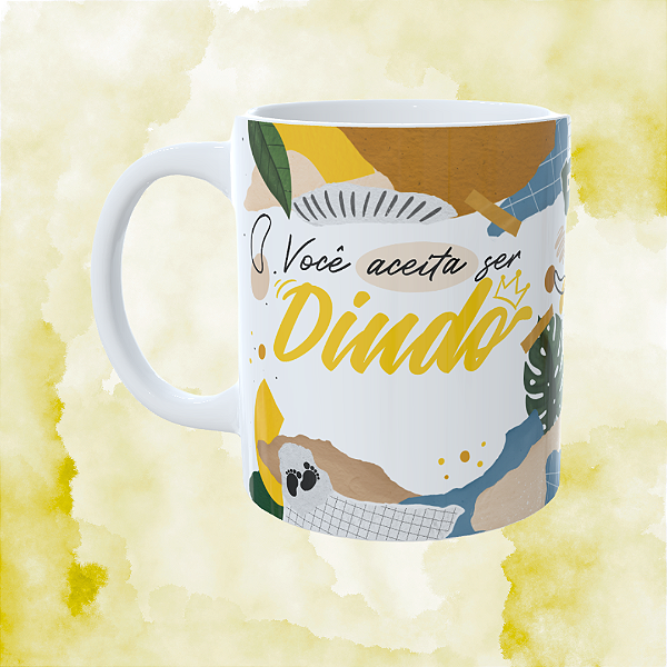 Caneca Personalizada - Você aceita ser dindo 02