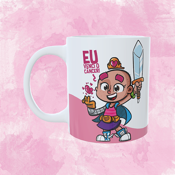 Caneca Personalizada - Eu venci o cancer!