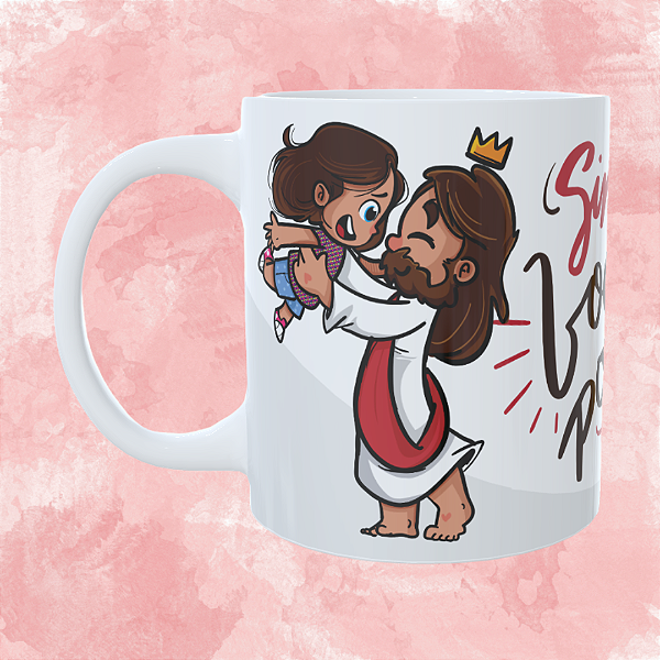 Caneca Personalizada - Jesus + criança