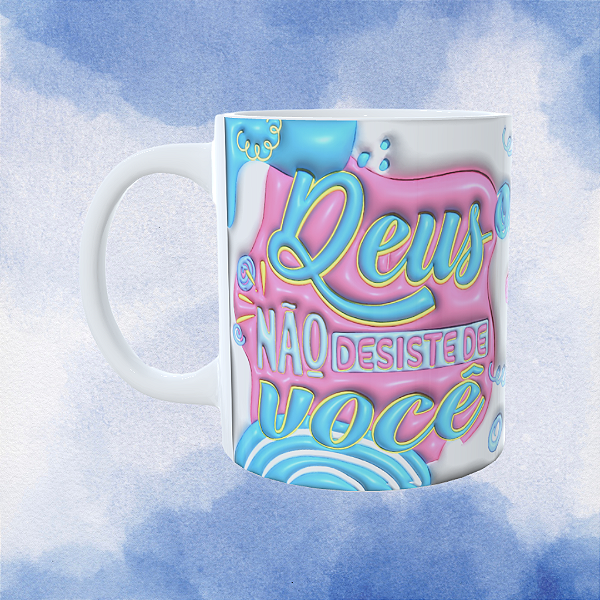 Caneca Personalizada - Deus não desiste de você