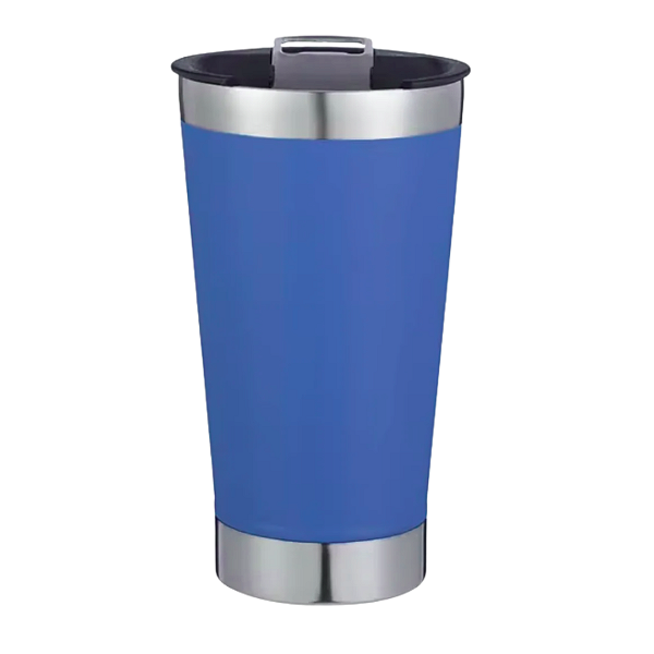 Copo Térmico com Abridor  - Azul escuro