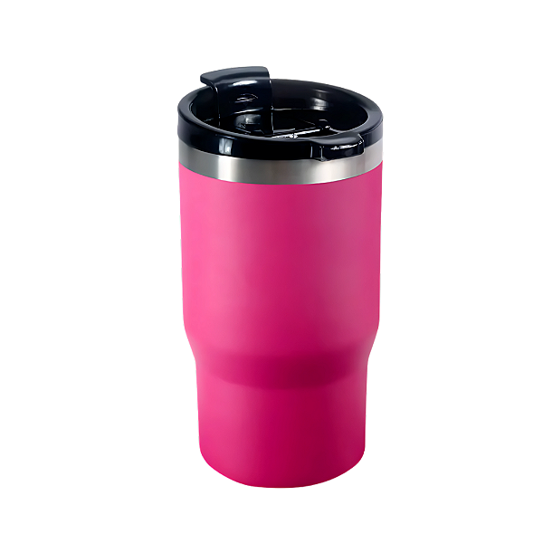Copo Térmico com 2 Tampas 420ml - Pink