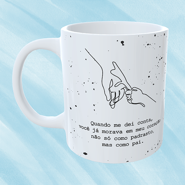 Caneca Personalizada Mãozinha segurando dedo