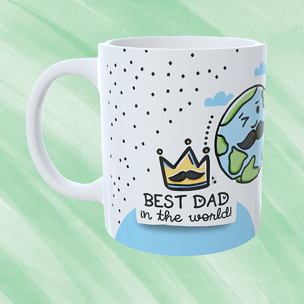 Caneca Personalizada Best dad in the world