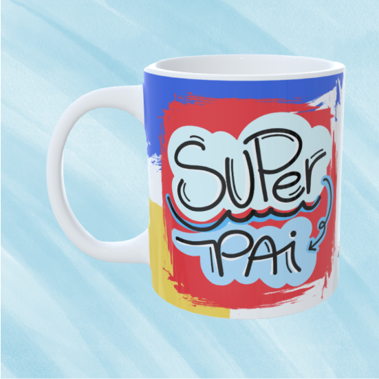 Caneca Personalizada - Super pai