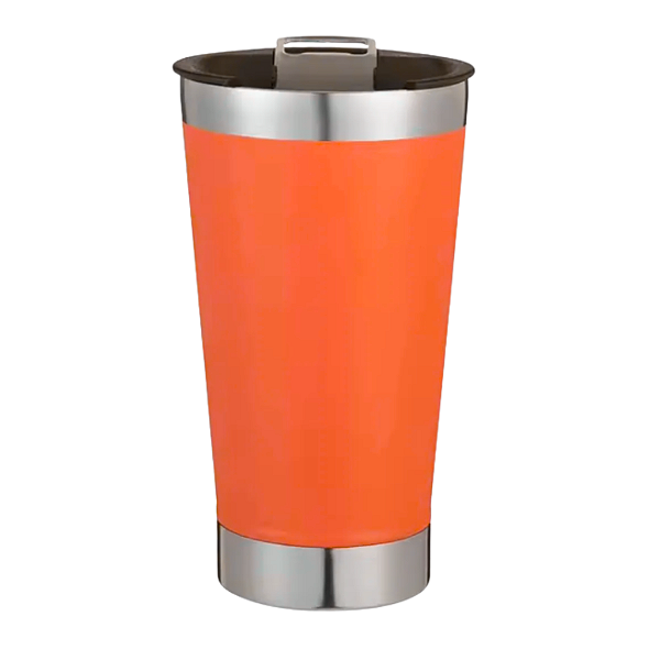 Copo Térmico com Abridor  - Laranja
