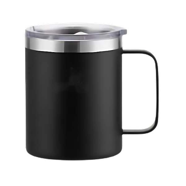 Caneca Térmica Quente Frio 350ml Com Tampa - Preto