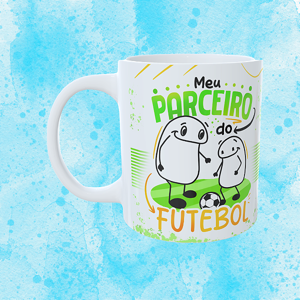 Caneca Personalizada - Meu parceiro do futebol