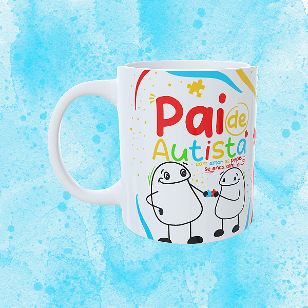 Caneca Personalizada - Pai de autista