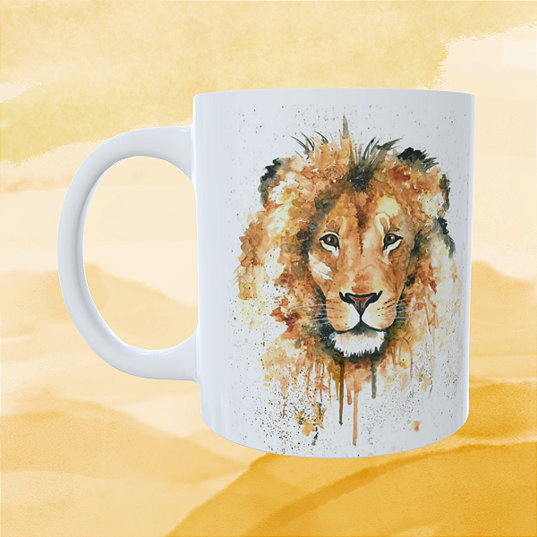 Caneca Personalizada - Leão.