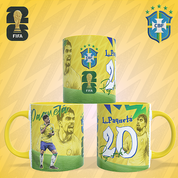 Caneca Personalizada - Brasil - L.Paquetá