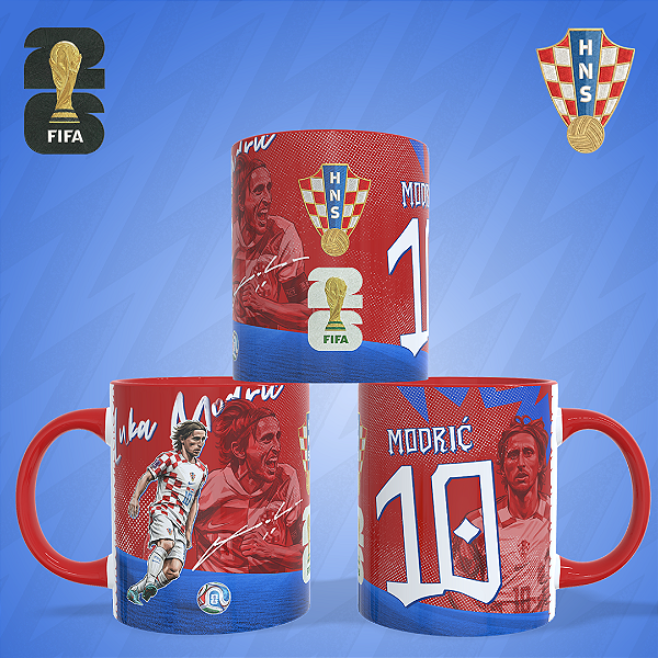 Caneca Personalizada - Croácia - Modric