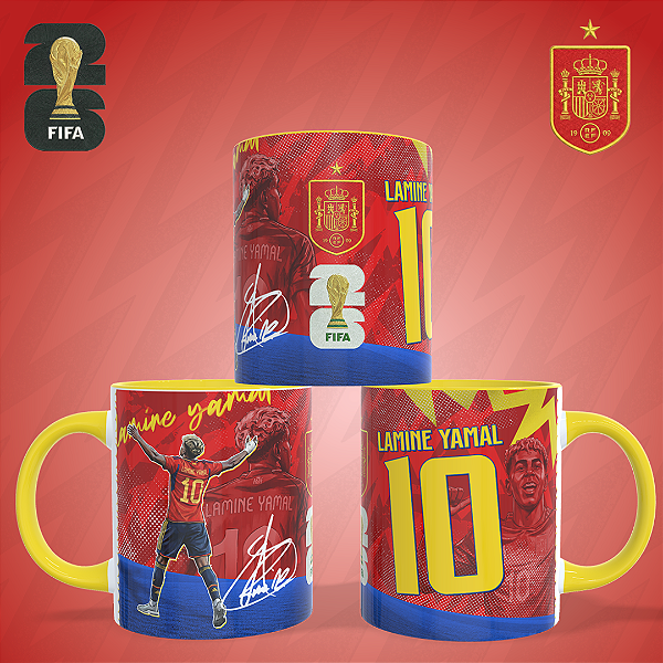 Caneca Personalizada - Espanha - Lamine Yamal
