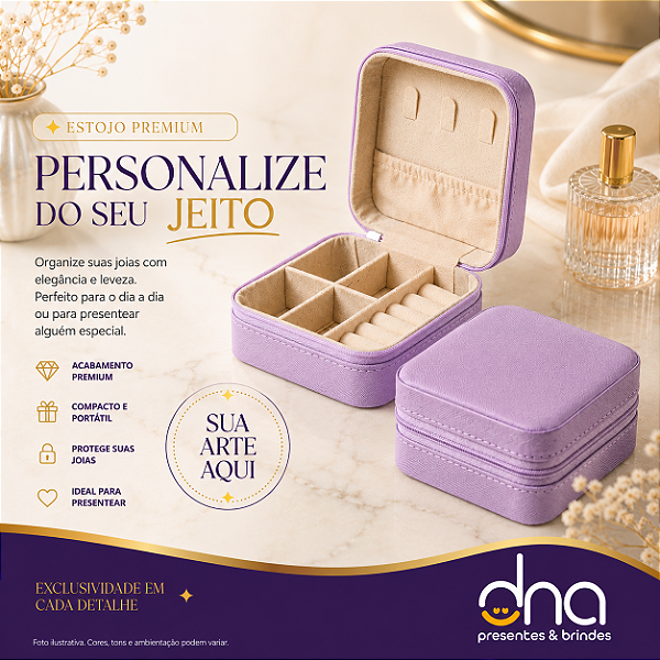Porta Joias - Cor Lilas