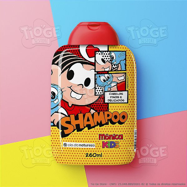 Shampoo Infantil Mônica Cabelos Finos e Delicados 260ml