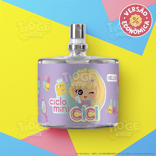 Perfume Infantil Cici Bela Ciclo Mini Deo Colônia [Versão Econômica] 100ml
