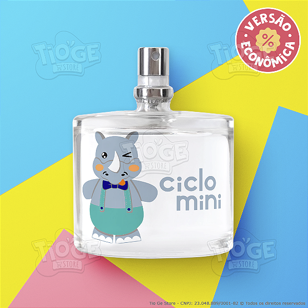Perfume Infantil Rino Ciclo Mini Deo Colônia [Versão Econômica] 100ml