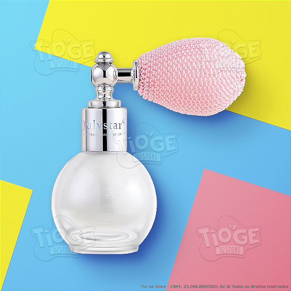 Borrifador Spray Glitter Para Cabelo Corpo Roupa Brilho Intenso Luxo Pó Solto Fino Iluminador Maquiagem Cor Prata