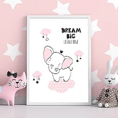 Quadro Decorativo Infantil Big Little One