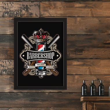 Quadro Decorativo Barbearia Barbershop