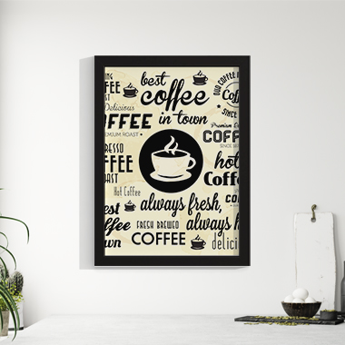 Quadro Decorativo Gourmet Coffee Diversity