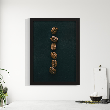 Quadro Decorativo Gourmet Grãos de Café