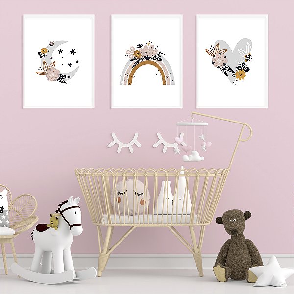 Quadro Decorativo Infantil Moon