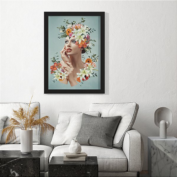 Quadro Decorativo Womens Lírio Branco