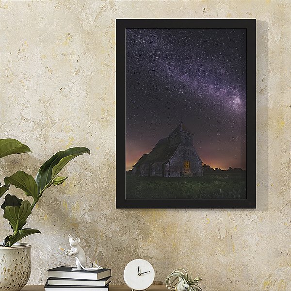 Quadro Decorativo Paisagem Celeiro
