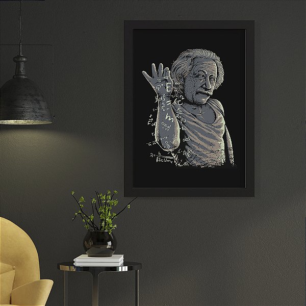 Quadro Decorativo Street Art Einstein