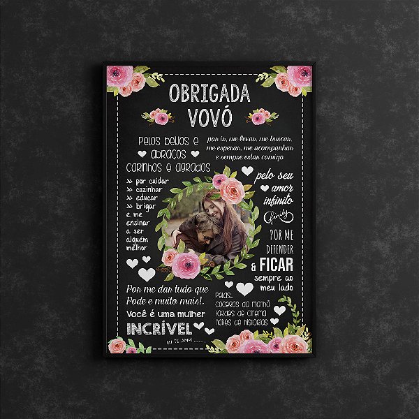 Quadro Personalizado Vovó 01