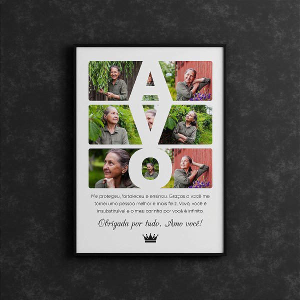 Quadro Personalizado Vovó 06