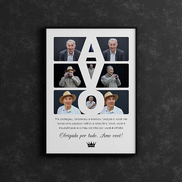 Quadro Personalizado Vovô 06