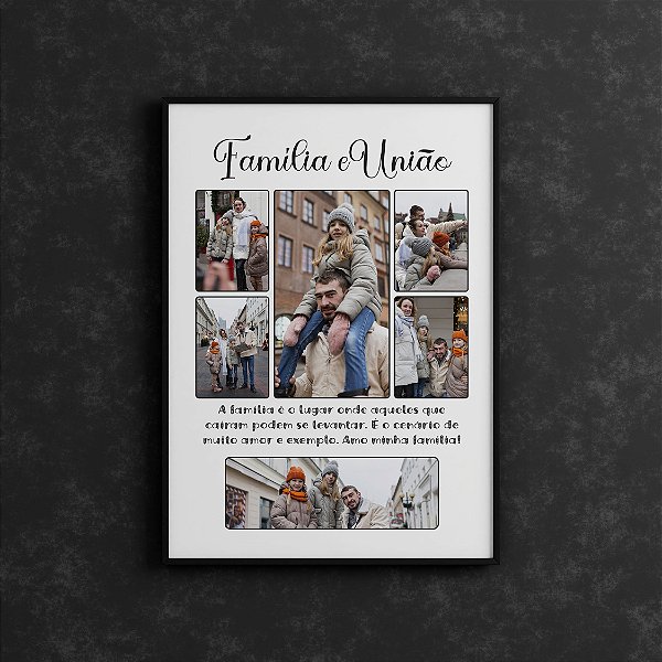 Quadro Personalizado Família 05