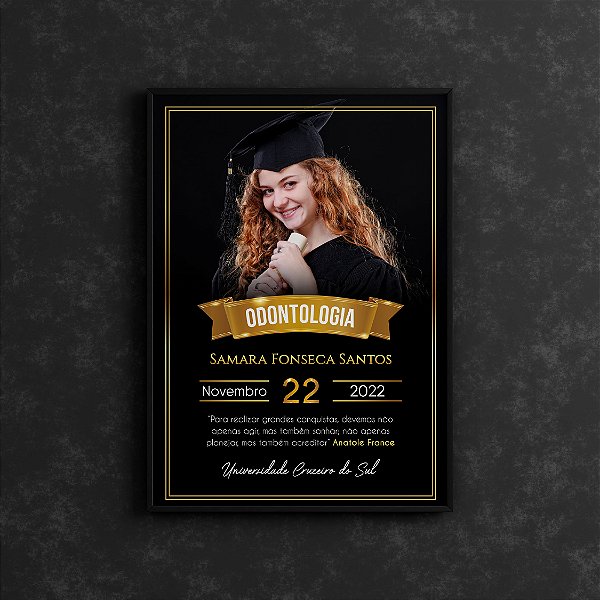 Quadro Personalizado Formatura 01