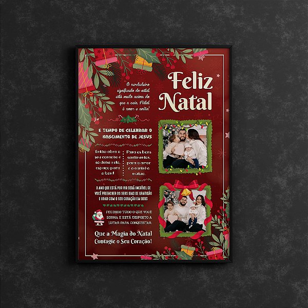 Quadro Personalizado Natal 03