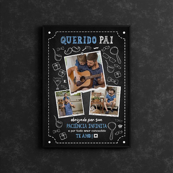 Quadro Personalizado Papai 01