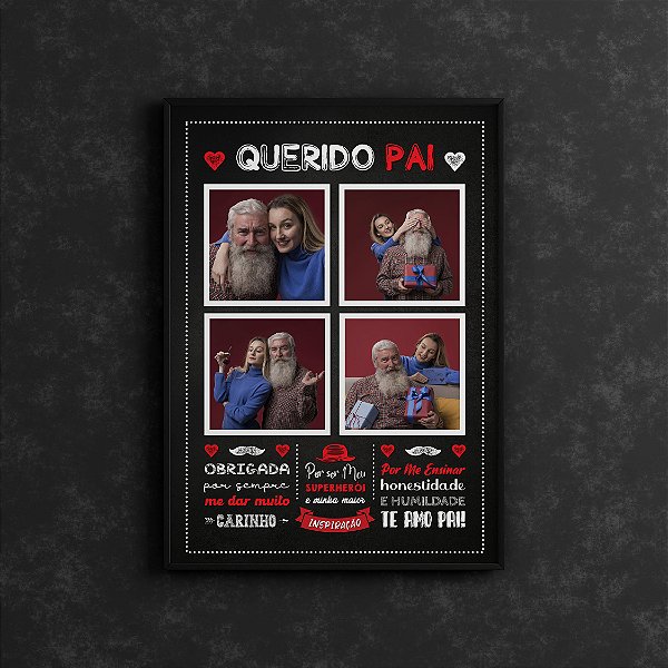 Quadro Personalizado Papai 02