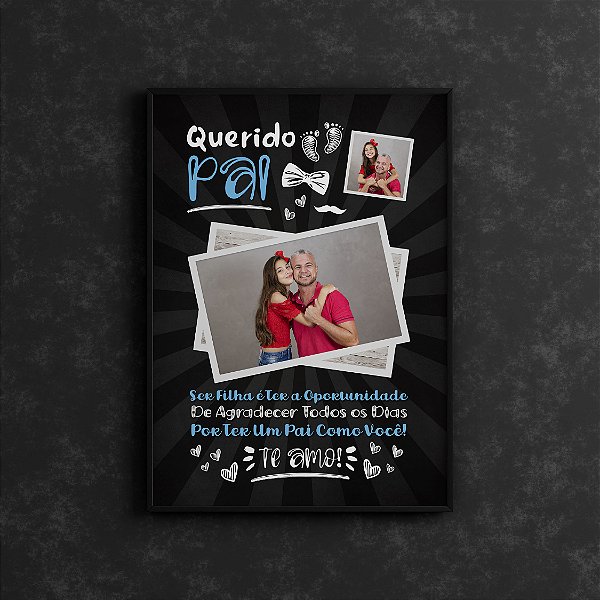 Quadro Personalizado Papai 04