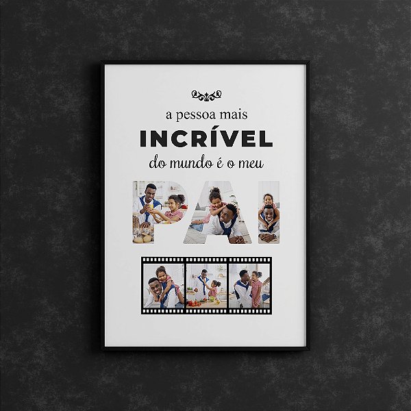 Quadro Personalizado Papai 05