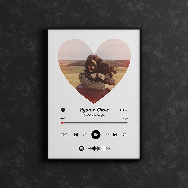 Quadro Personalizado Spotify 03