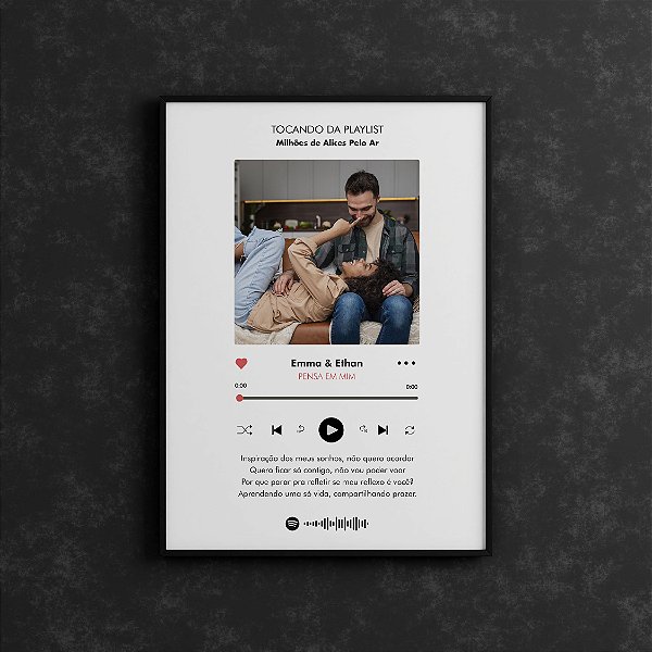 Quadro Personalizado Spotify 05